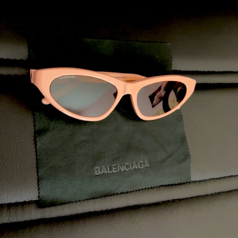 Balenciaga Pink Cat Eye Sunglasses